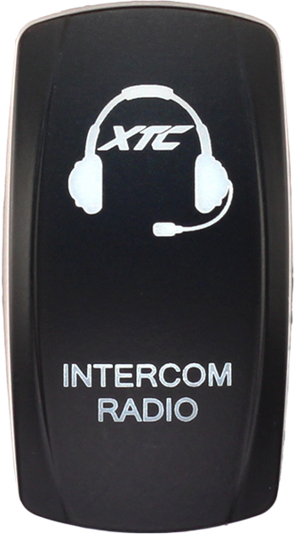 XTC POWER PRODUCTS DASH SWITCH ROCKER FACE INTERCOM RADIO SW00-00115027