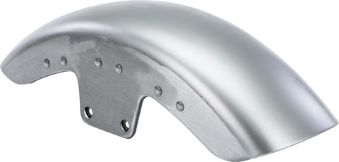 HARDDRIVE SLIM STYLE FRONT FENDER W/TRIM HOLES RAW STEEL 090367
