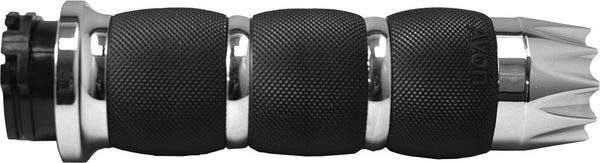 AVON FLY BY WIRE AIR CUSHION GRIPS EXCALIBER CHROME AIR-90-FLY-EX