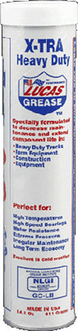 LUCAS X-TRA HEAVY DUTY GREASE 14.5OZ CARTRIDGE 10301-30
