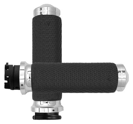 AVON MEMORY FOAM GRIPS FOR INDIAN CHROME IN-S-MF-63A-CH