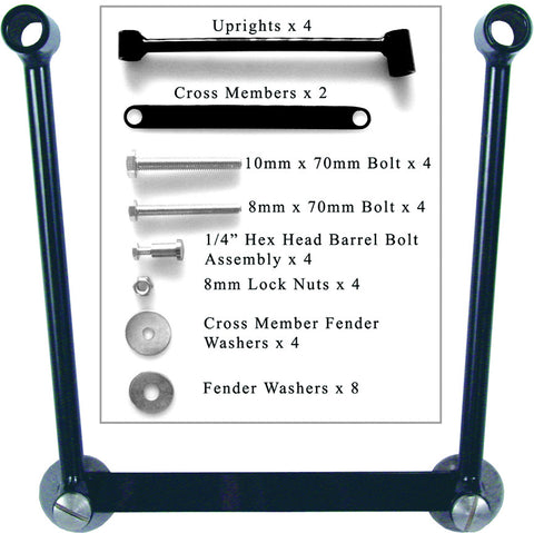 WILLIE & MAX UNIVERSAL HARD MOUNT KIT (PAIR) 58633-00