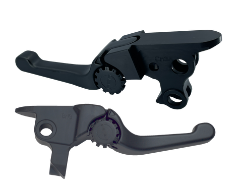 PSR ANTHEM SHORTY LEVER SET BLACK 21 FLT / CABLE CLUTCH 12-01666-22
