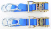 HIGH ROLLER RATCHET ULTRA TIE-DOWN BLUE HR801-20