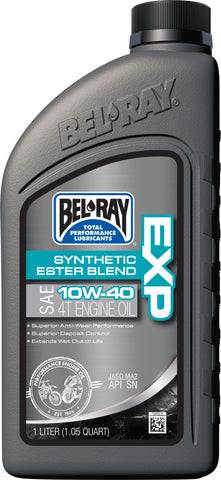 BEL-RAY EXP SYNTHETIC ESTER BLEND 4T ENGINE OIL 10W-40 1L 99120-B1LW