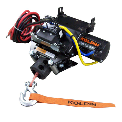 KOLPIN QUICK MOUNT WINCH 3500 SYNTHETIC HON 26-1040