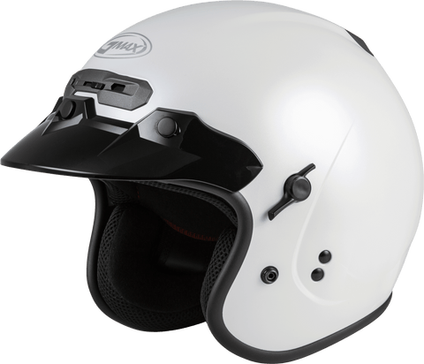 GMAX GM-32 OPEN-FACE HELMET PEARL WHITE MD G1320085