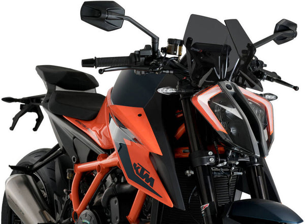 PUIG WINDSCREEN NAKED NEW GEN SPORT DARK SMOKE KTM 20425F