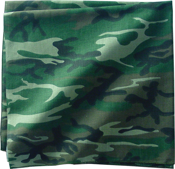ZAN BANDANNA WOODLAND CAMO B008