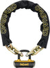 ONGUARD BEAST 8016L CHAIN WITH U-LOCK BLACK/YELLOW 6 FT 45008016L