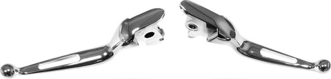 HARDDRIVE CUSTOM LEVERS VORTEX CHROME TOURING MODELS 14-16 053806