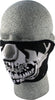 ZAN HALF FACE MASK CHROME SKULL WNFM023H