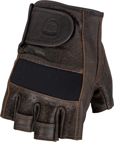 HIGHWAY 21 HALF JAB GLOVES BROWN SM 489-0042S