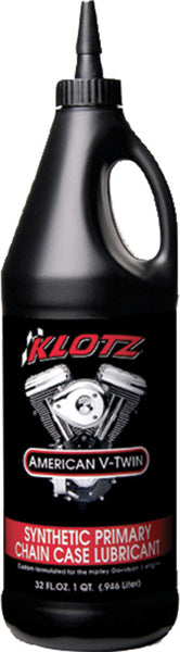 KLOTZ AMERICAN V-TWIN CHAIN CASE LUBRICANT 32 FL. OZ KH-C80
