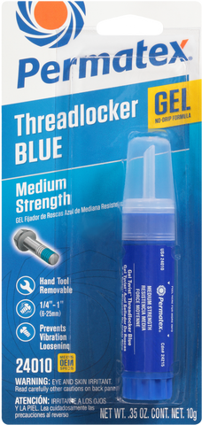 PERMATEX THREADLOCKER BLUE GEL 10G 24010