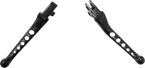 HARDDRIVE CUSTOM LEVERS 5-HOLE BLACK BIG TWIN 07-UP 053524