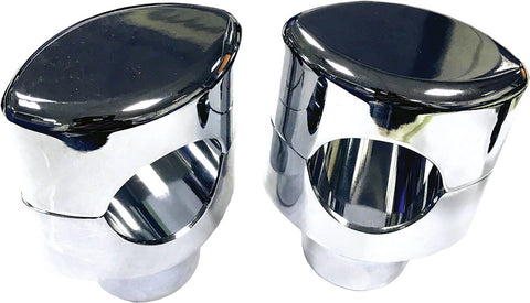 HARDDRIVE CHROME HANDLEBAR RISERS FOR 1.25