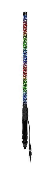 BOSS AUDIO 2' RGB LED WHIP W/ BLUETOOTH CONTROLLER XP2