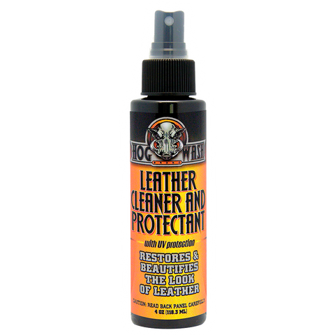 HOG WASH LEATHER CLEANER & PROTECTANT W/UV PROTECTION 4OZ HW0547