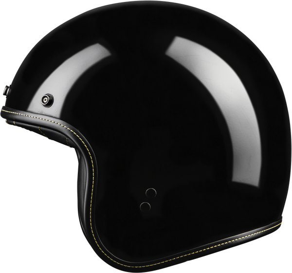 HIGHWAY 21 .38 RETRO HELMET GLOSS BLACK MD 77-1200M