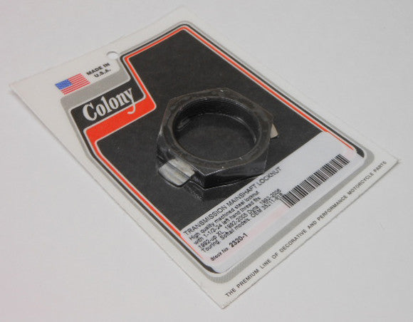 COLONY MACHINE TRANSMISSION MAIN SHAFT NUT 92-UP XL/BIG TWIN 2320-1