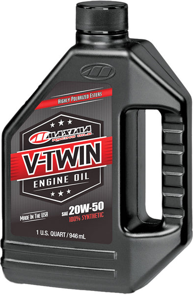 MAXIMA V-TWIN FULL SYNTHETIC ENGINE OIL 20W-50 32OZ 30-11901