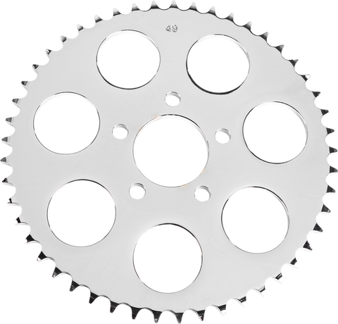 HARDDRIVE CHROME REAR SPROCKET 49T BIG TWIN 00-13 201653