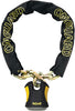 ONGUARD BEAST 8018 CHAIN WITH KEYED PADLOCK BLACK/YELLOW 6 FT 45008018