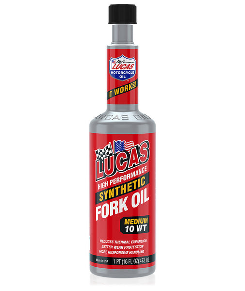 LUCAS SYNTHETIC FORK OIL 10WT 16OZ 10772