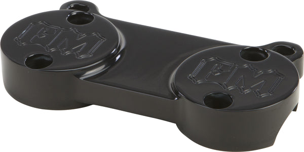 FORBIDDEN RISER TOP CLAMP BLACK W/GAUGE MOUNT TABS 825-05011