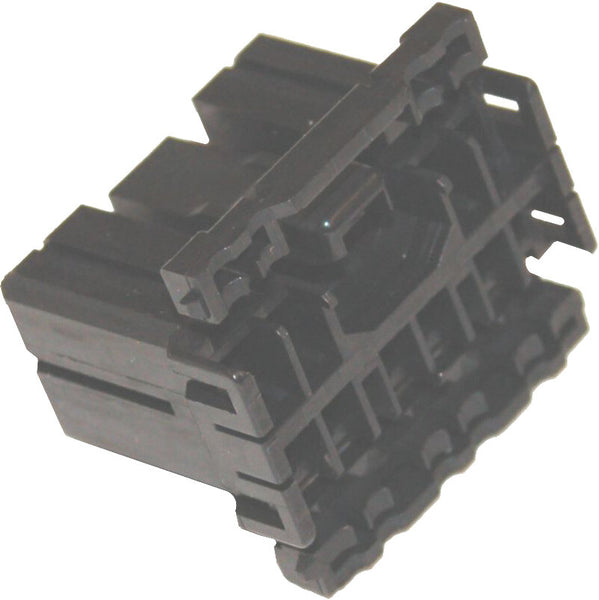 NAMZ CUSTOM CYCLE PRODUCTS AMP 10-WIRE PLUG HOUSING MULTILOCK HD# 73160-96BK NA-174465-2