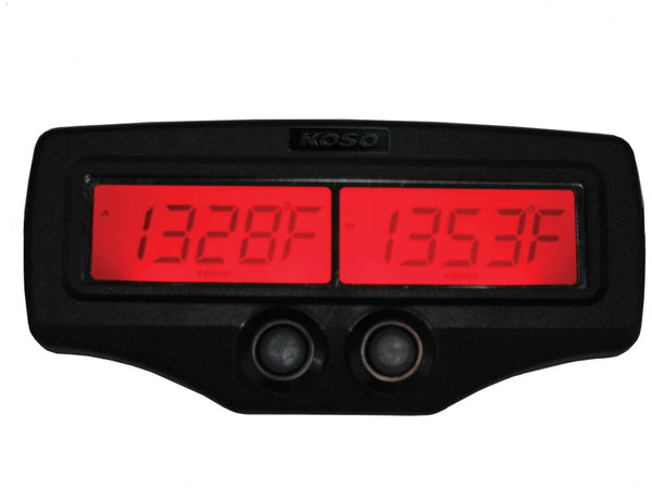 KOSO DUAL EGT GAUGE FAST RESPONSE BA006000-X