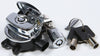 HARDDRIVE IGN SWITCH FX/FLST W/FORK LOCK W/FORK LOCK CHROME 27-042