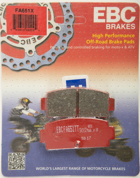EBC BRAKE PADS FA651X
