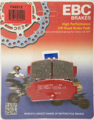 EBC BRAKE PADS FA651X
