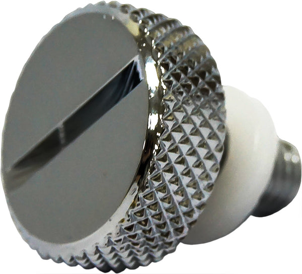 HARDDRIVE QUARTER TURN THUMB SCREW 1/4- 1/4 IN-28 CHROME 05-096