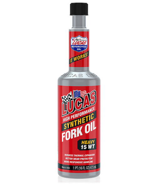 LUCAS SYNTHETIC FORK OIL 15WT 16OZ 10773