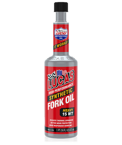 LUCAS SYNTHETIC FORK OIL 15WT 16OZ 10773
