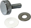 HARDDRIVE KNURLED SEAT KNOB 1/4-20 BRAKE1/4-20 CHROME 05-330