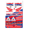 D-COR HONDA HRC DECAL SHEET 12 MIL 40-10-116