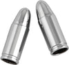 HARDDRIVE VALVE STEM CAPS CHROME BULLET W99-6210