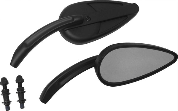 HARDDRIVE MIRRORS BLACK VINTAGE BLACK 18-158
