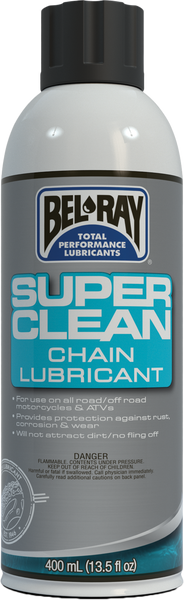 BEL-RAY SUPER CLEAN CHAIN LUBE 400ML 99470-A400W