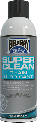 BEL-RAY SUPER CLEAN CHAIN LUBE 400ML 99470-A400W