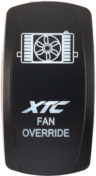XTC POWER PRODUCTS DASH SWITCH ROCKER FACE XTC FAN OVERRIDE SW00-00110012