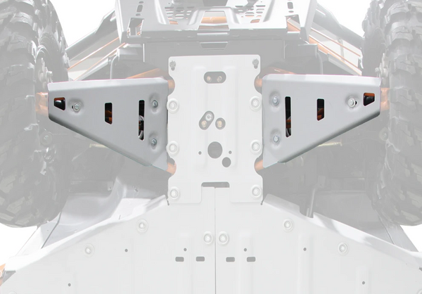 RIVAL POWERSPORTS USA FRONT A-ARM GUARDS ALLOY POL 24.7448.2-8