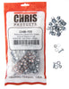 CHRIS PRODUCTS LICENSE PLATE FASTENERS 100/PK 100 PACK CHB100