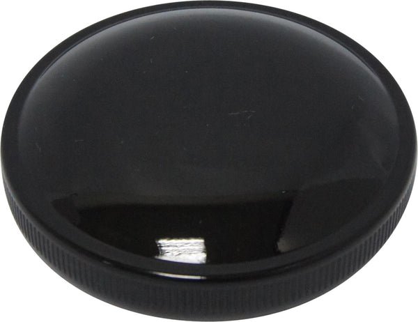 HARDDRIVE CAM STYLE GAS CAP SINGLE BLACK VENTED 75-003BG