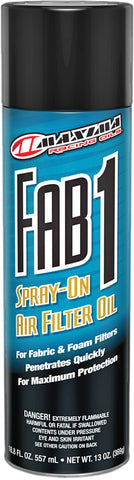 MAXIMA FAB 1 SPRAY-ON AIR FILTER OIL 13OZ 61920
