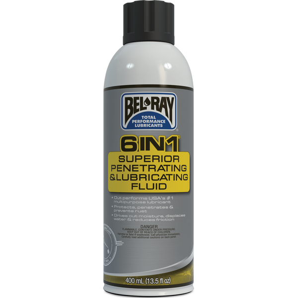 BEL-RAY 6 IN 1 MULTI-PURPOSE LUBRICANT 400ML 99020-A400W